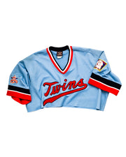 Minnesota Twins Nike Road Cooperstown Collection Team Jersey Cropped
